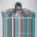 100%viscsoe 8 colors 90*180cm spring peacock scarf